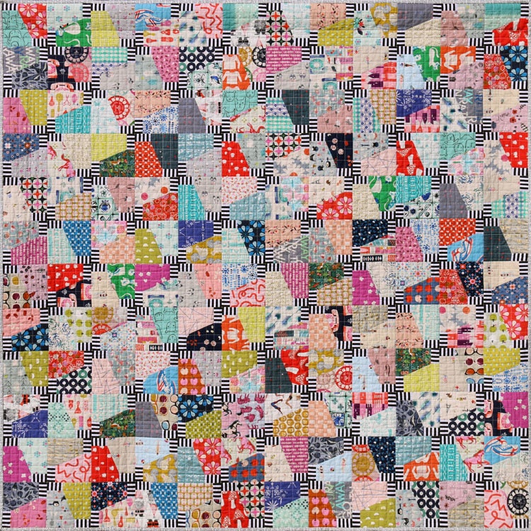 Chapel St Quilt Kit - Pattern & Acrylic Templates or Add EPP Papers for Cushion Kit and Throw Kit