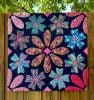 Wild Spring Blossom Quilt Pattern or Pattern and Template Set