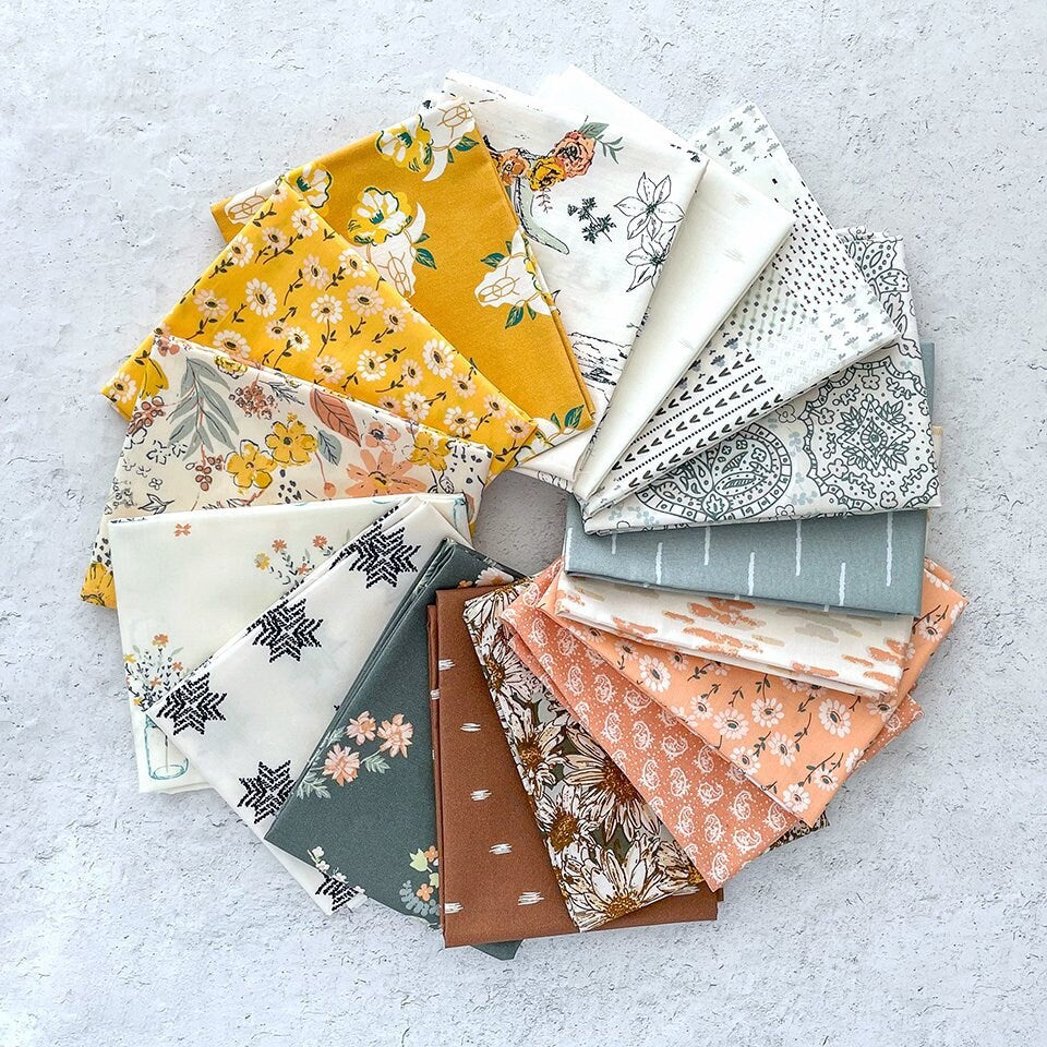 Shine On Fabric by Sharon Holland for Art Gallery Fabrics - 10" SQ - 42 pieces - Fabric Wonders 100% Cotton