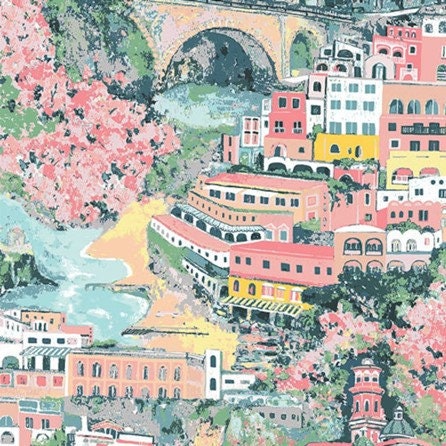 Capri by Katarina Roccella for Art Gallery Fabrics - Costiera Amalfitana - Fat Quarter (.25m)
