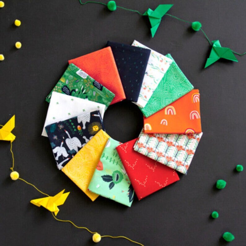 Flight Path by  Jessica Swift for Art Gallery Fabrics - 10" SQ - 42 pieces - Fabric Wonders 100% Cotton