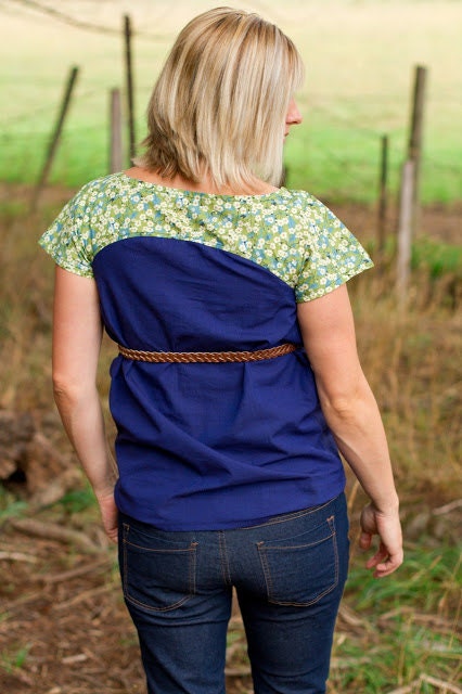 The Waterfall Blouse, Women's Summer Top Pattern
