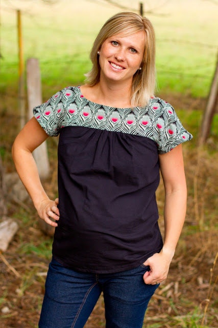The Waterfall Blouse, Women's Summer Top Pattern