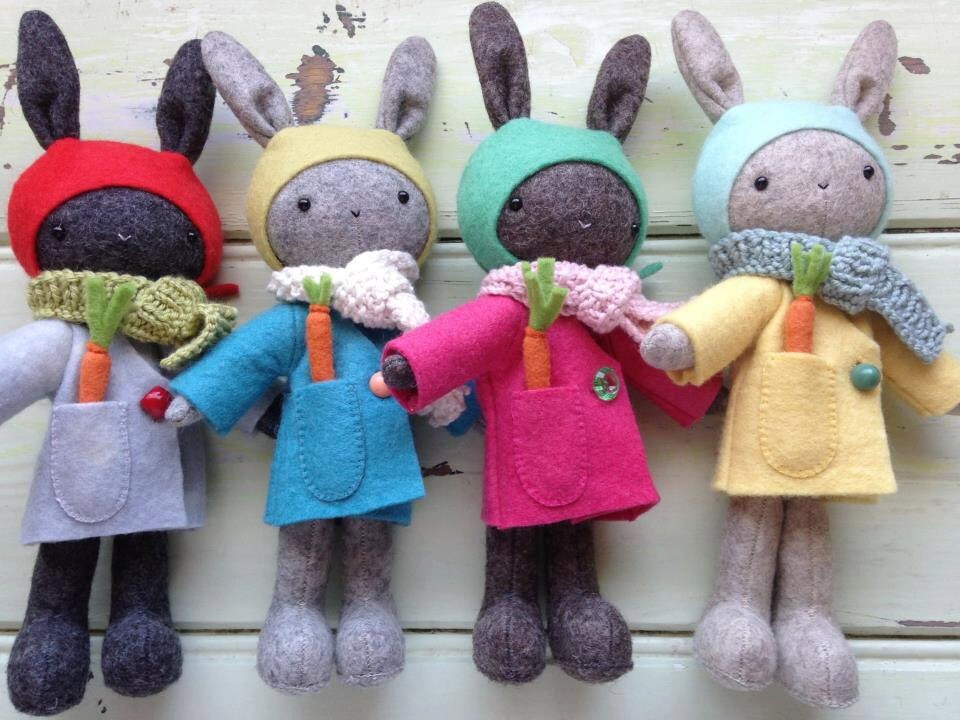 Thistledown Rabbits Pattern and Felt Kit