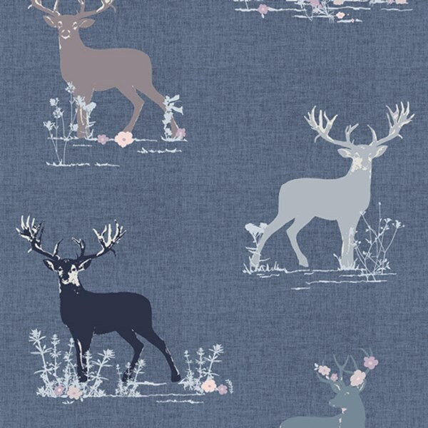 Chapter Four: Eclectic Intuition by Katarina Roccella for Art Gallery Fabrics - Dear Deer - Fat Quarter (.25m)