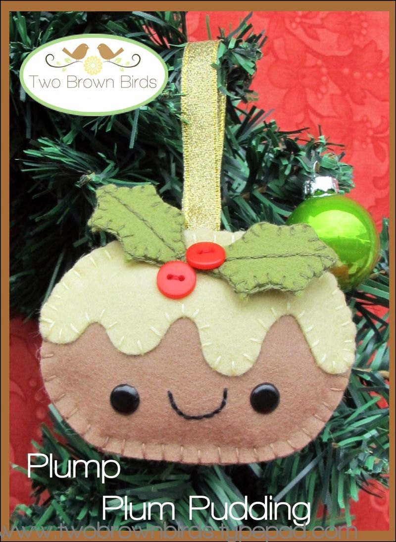 Plump Plum Pudding Creative Card