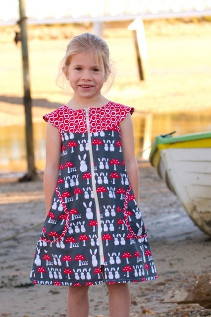 Zip-It Girls Dress Pattern