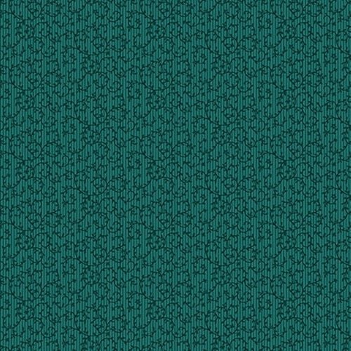Tarrytown Tiny Vines in Teal by Michelle Yeo - Fat Quarter (.25m)