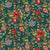 Tarrytown Floral in Teal by Michelle Yeo - Fat Quarter (.25m)