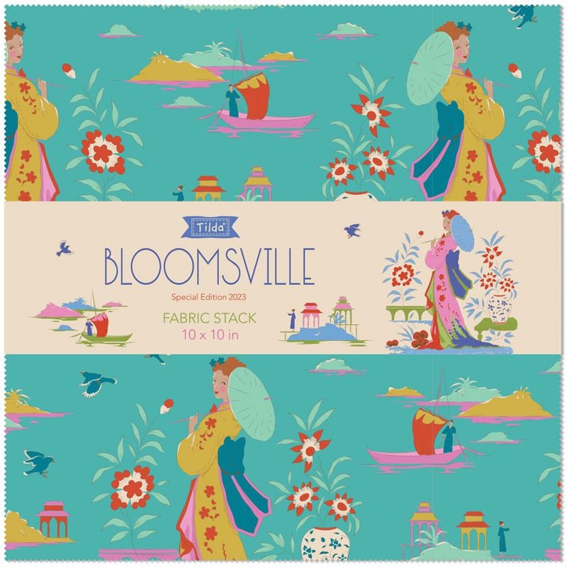 Tilda Bloomsville 10&quot; Fabric Stack
