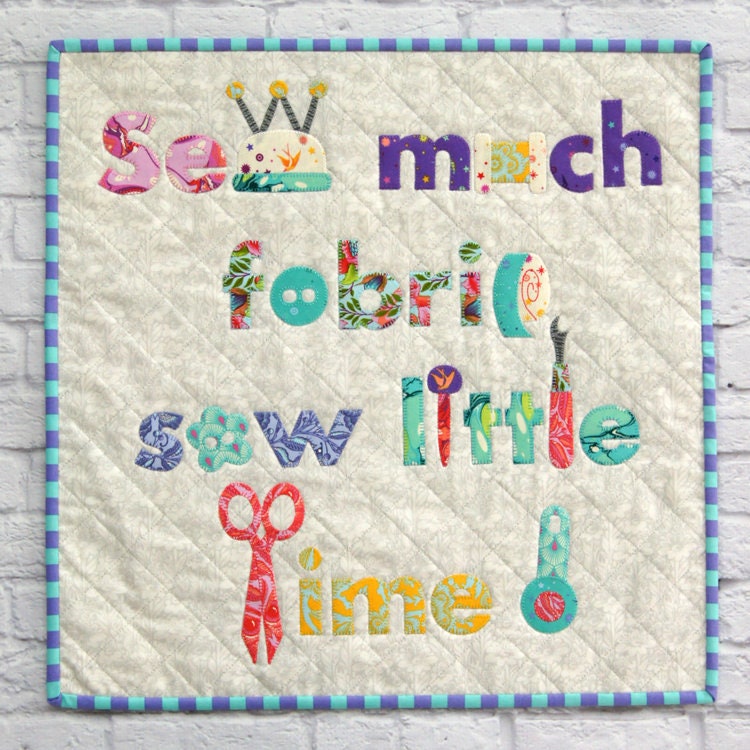 Sew Much Fabric Mini Quilt Pattern