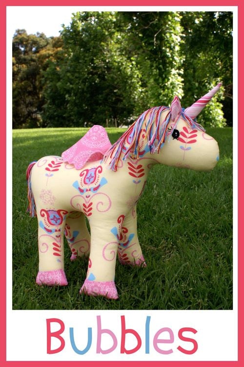 Bubbles Unicorn Pattern