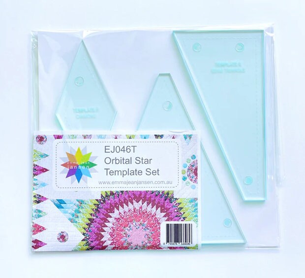 Orbital Star Quilt Pattern