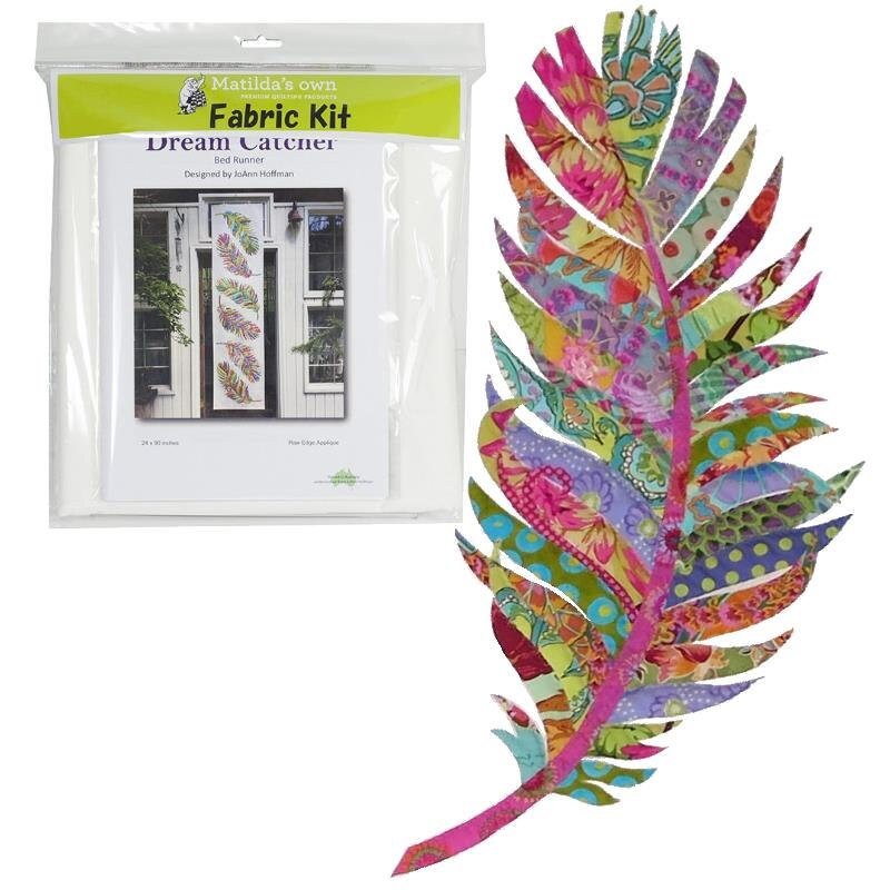 JoaAnne Hoffman Dream Catcher Bed Runner Pattern + Fabric Kit 24&#39; x 90&quot;