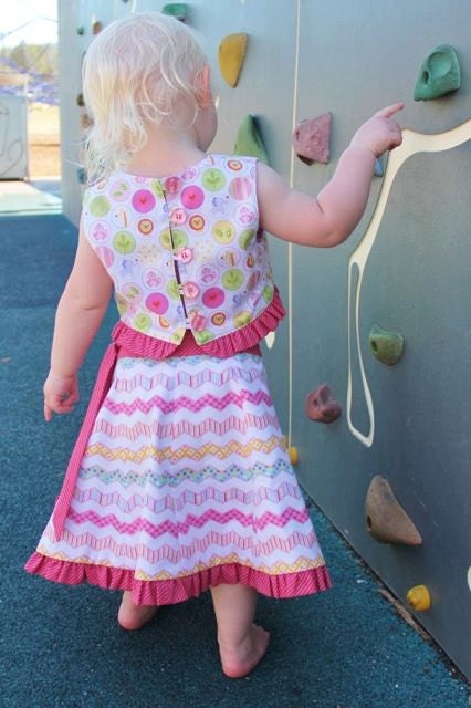 Peaches - Reversible Wrap Skirt and Top Pattern
