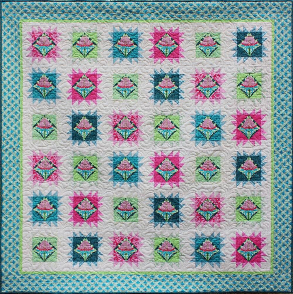Waratah Crowns Quilt Pattern