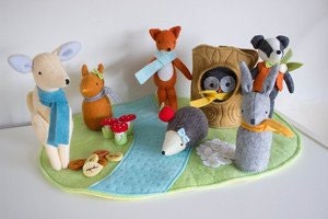 Hilltop Fox Playset Pattern #1
