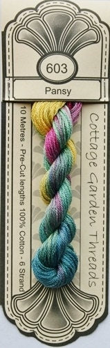 Pansy Cottage Stitchery Kit