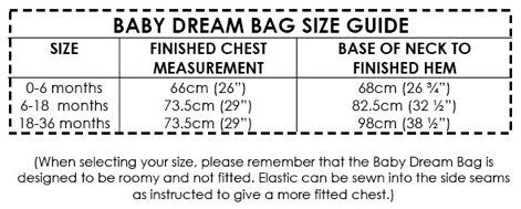 Baby Deam Bag Pattern