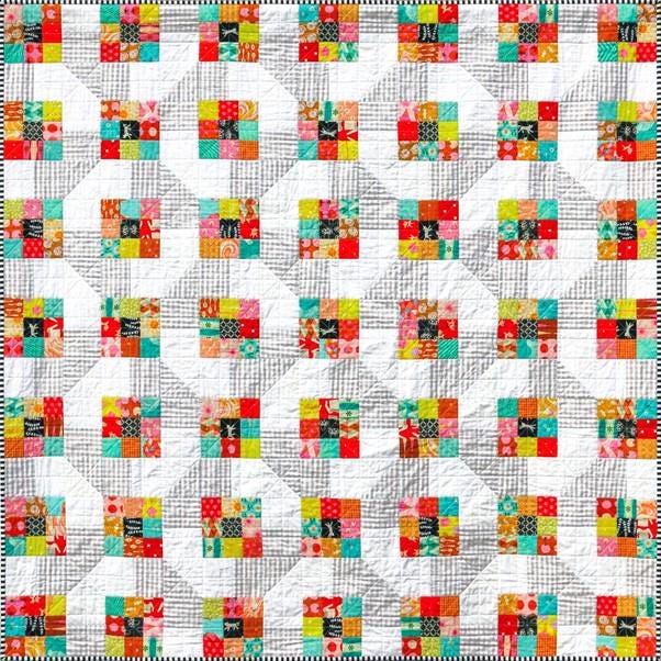 Mixed Lollies Quilt Pattern