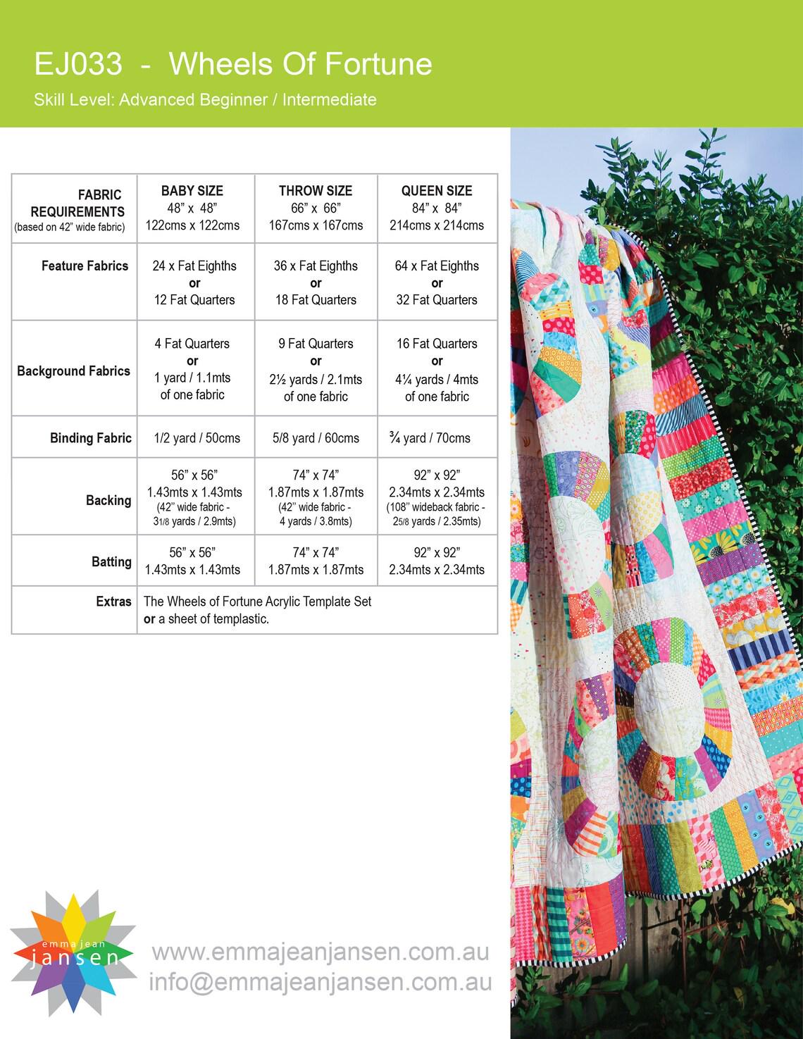 Wheels of Fortune Quilt Pattern