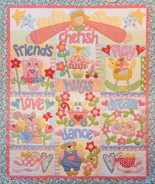 Playing with Angels Quilt Pattern - Set of 10 Patterns