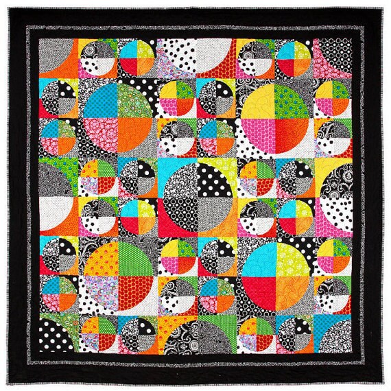 4 1/4" Drunkards Path Template