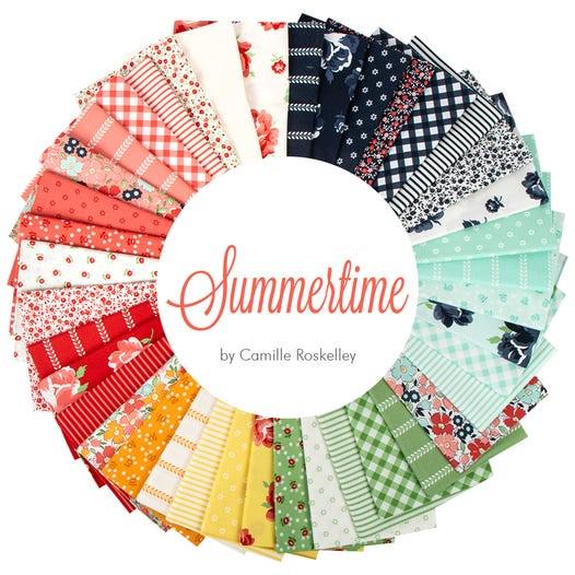 Summertime by Camille Roskelley for Moda Fabrics - Jelly Roll - 40 fabrics