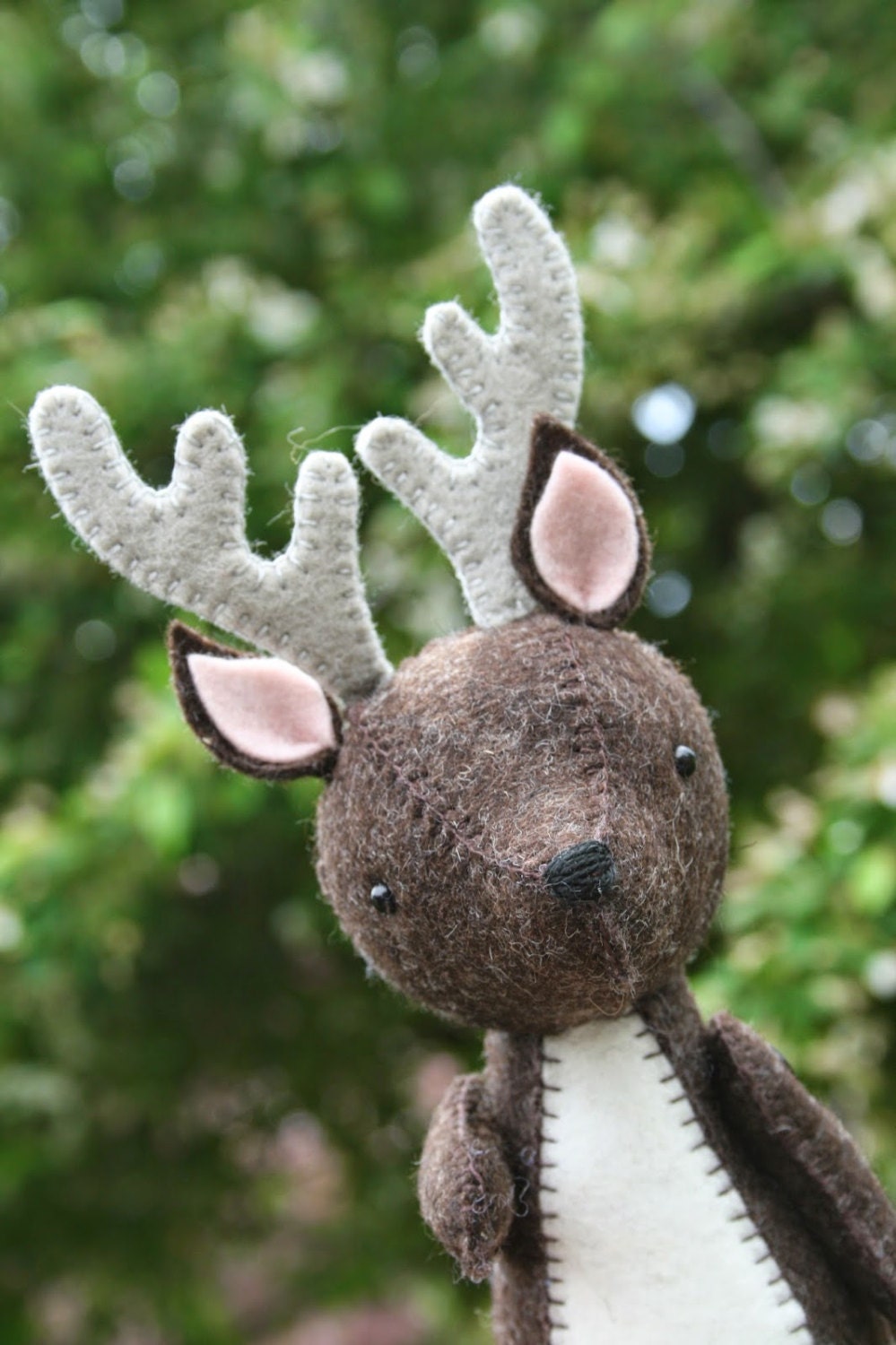 Dark Beige Fleck - BioFelt Natural Colour - 100 % Wool Felt