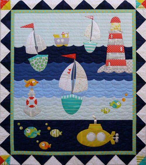 Fishy Business Floor Cushion Pattern
