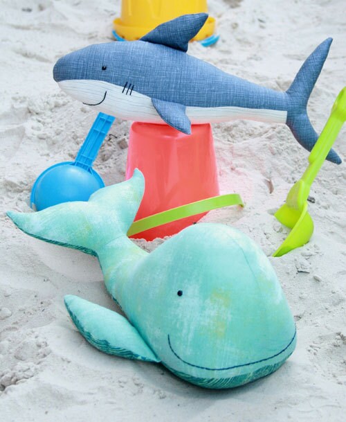 Landlubbers Shark and Whale Pattern