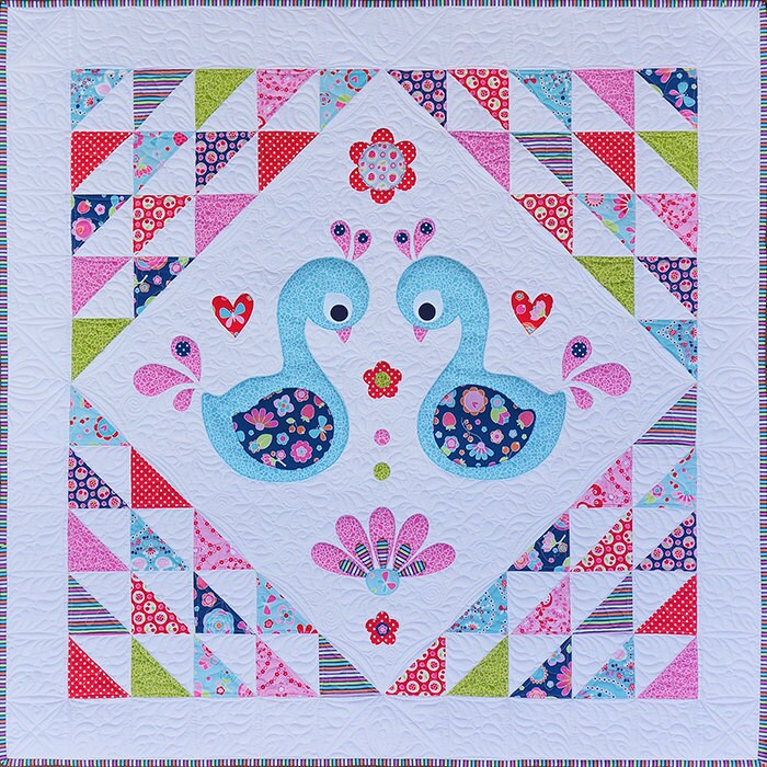Sweet Little Swans Quilt Pattern