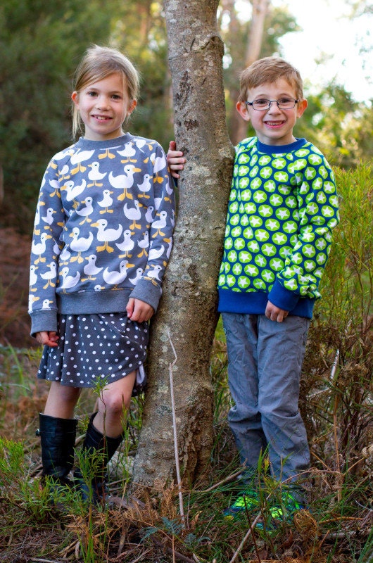 Scout Unisex Raglan Sweatshirt Pattern