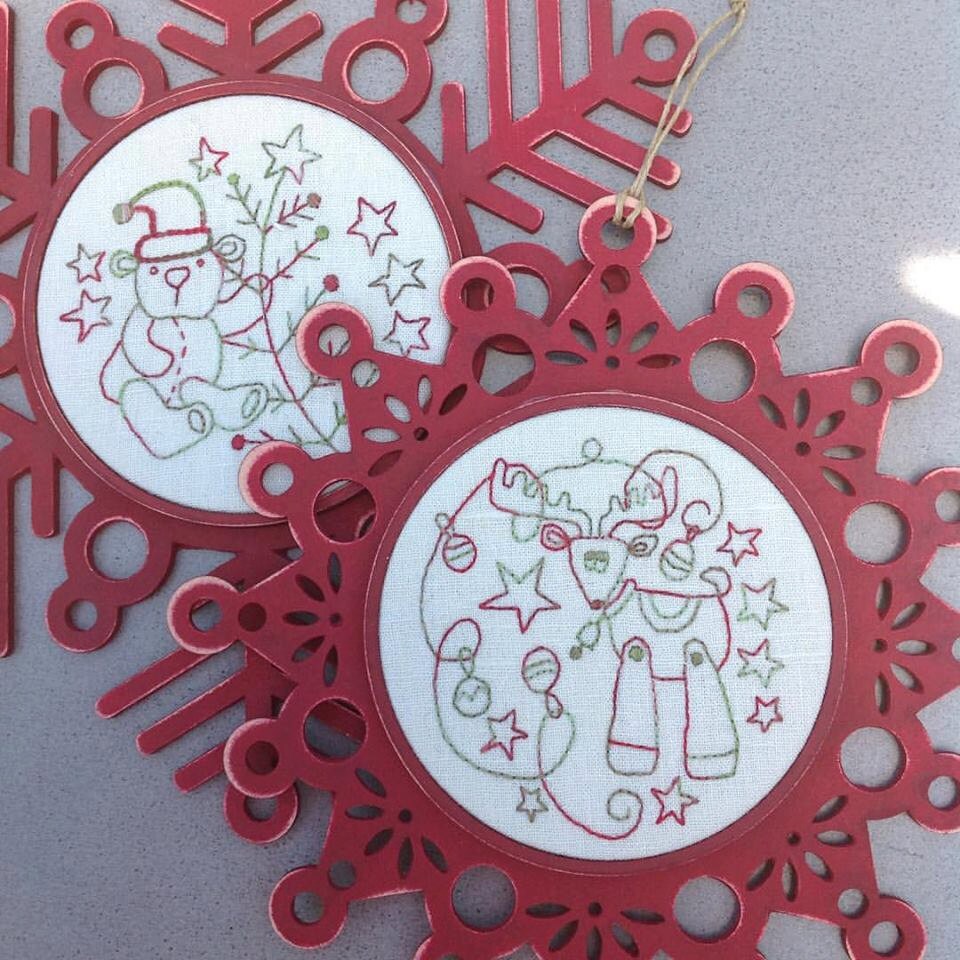 Christmas Snowflake Frame - Large