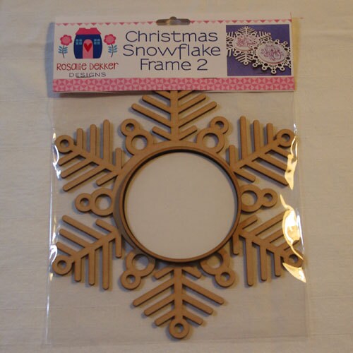 Christmas Snowflake Frame - Large