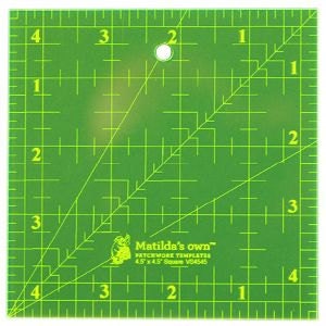 Quilters Ruler - 4 1/2" x 4 1/2"