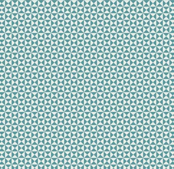 Cotton Forest Bow Ties in Teal Blue - 1 m