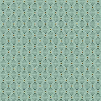 Primrose Hoop Cerulean A-534-T by Edyta Sitar of Laundry Basket Quilts - Fat Quarter (.25m)