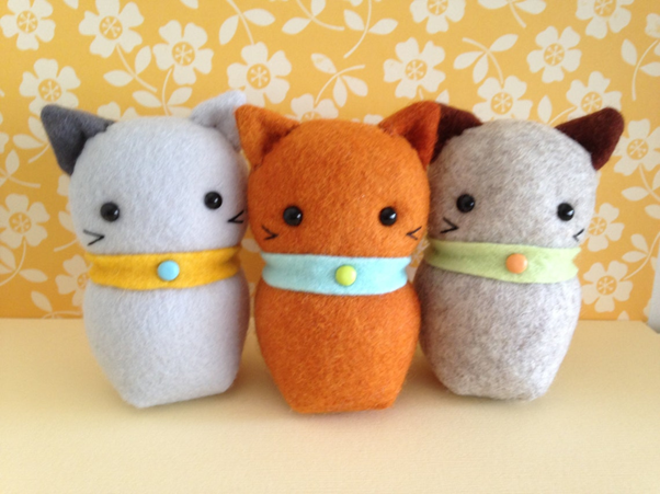 Three Little Kittens Pattern