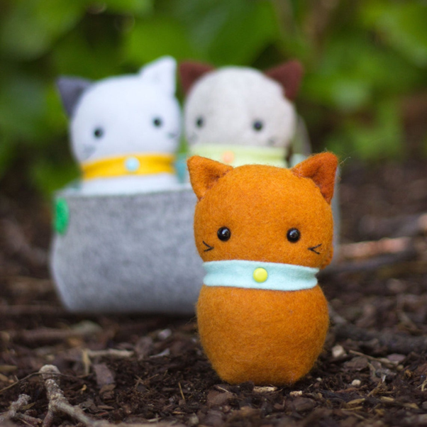 Three Little Kittens Pattern